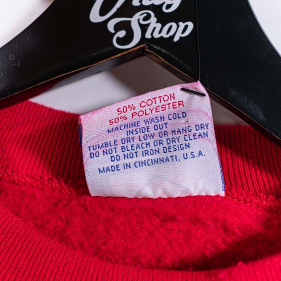 Golf Challenge Sweatshirt Medium VTG 90s Weave Style USA Made - Picture 5 of 7